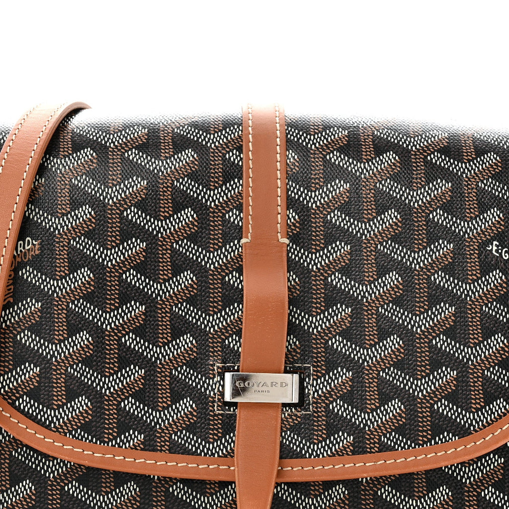 Goyardine Belvedere II PM Messenger Bag Black Gold