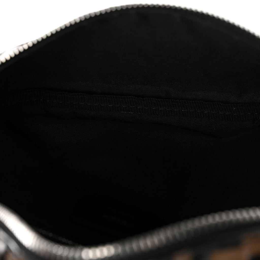 Vitello Century Bi-Color FF 1974 Embossed Belt Bag Maya Black