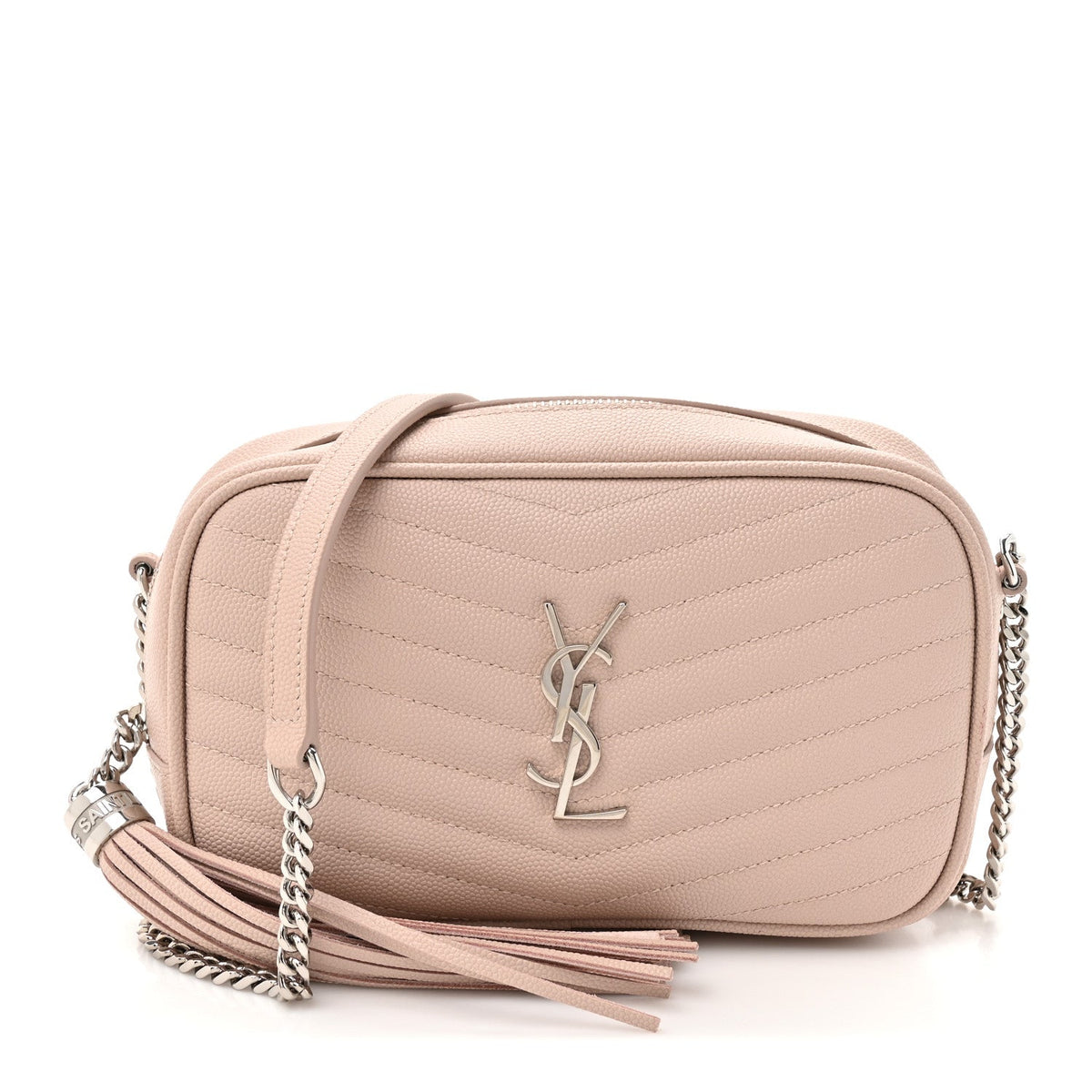 Grain De Poudre Matelasse Monogram Mini Lou Camera Bag Marble Pink