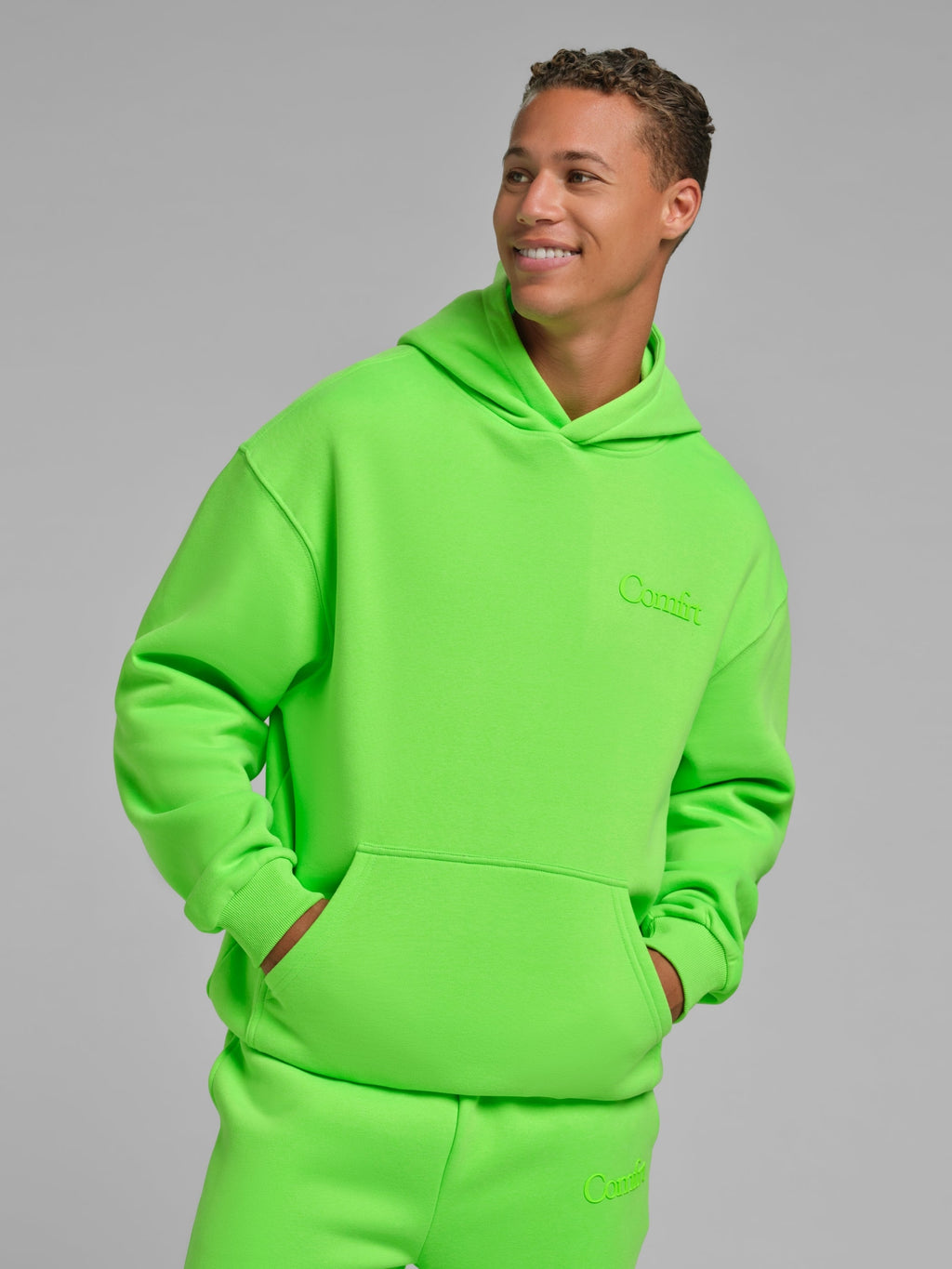 Neon Minimalist Hoodie – Mega