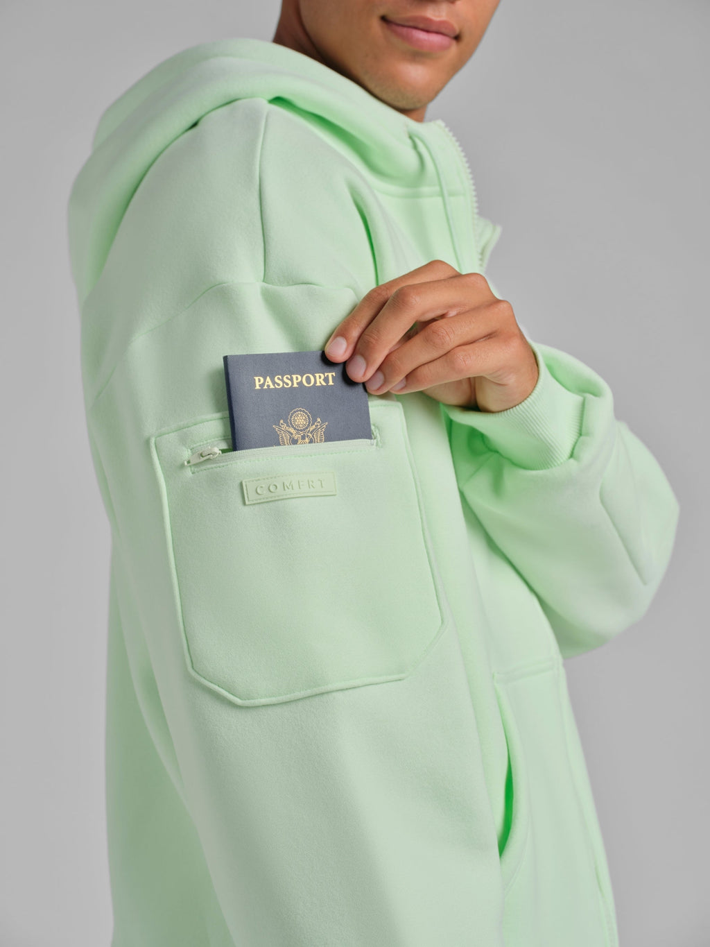 Airplane Mode Travel Zip Hoodie – Mega