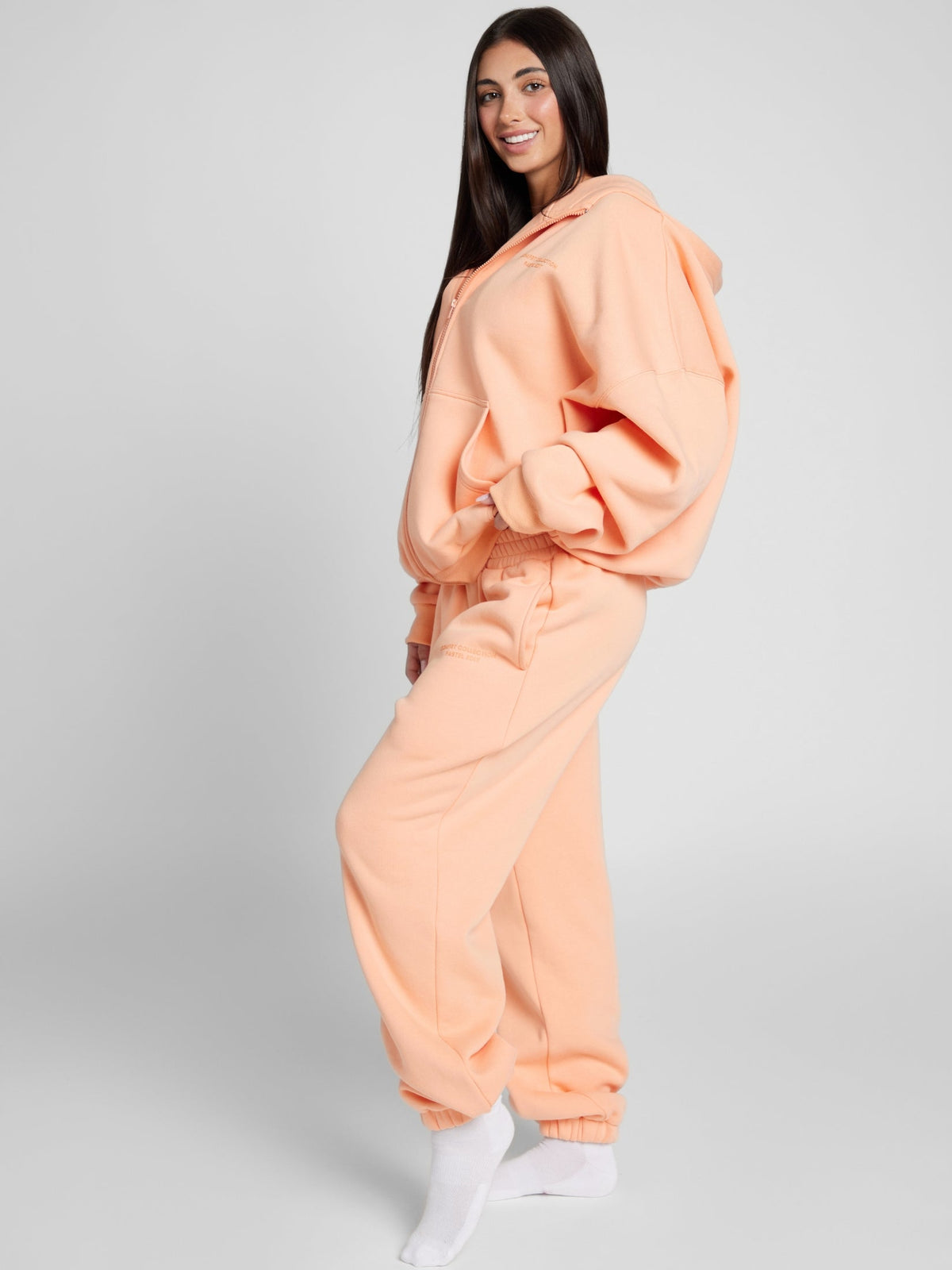 Pastel Zip Hoodie – Mega