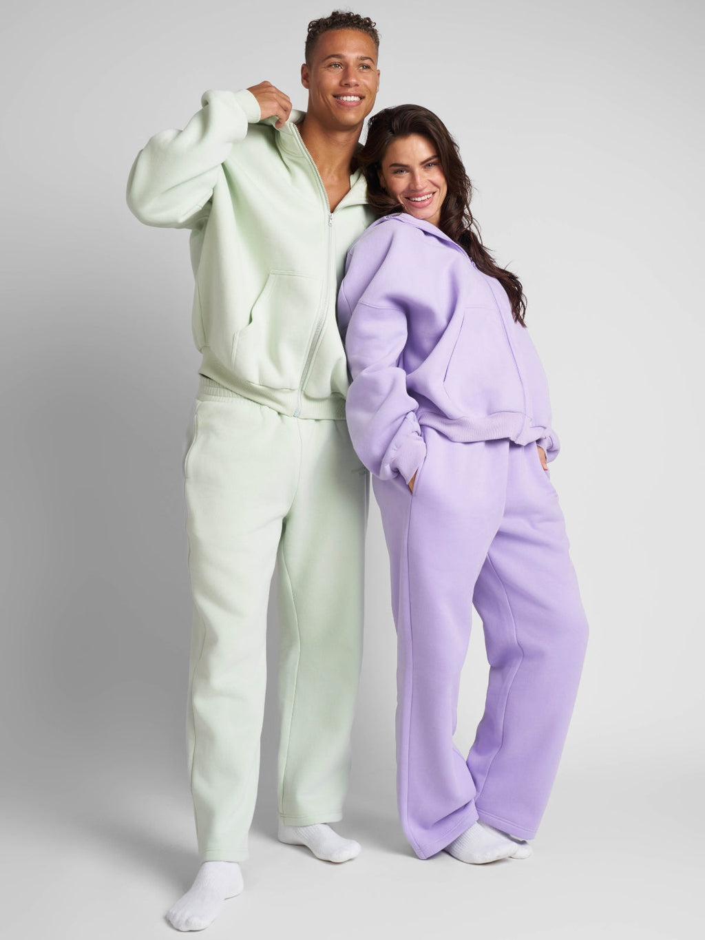 Pastel Zip Hoodie – Mega