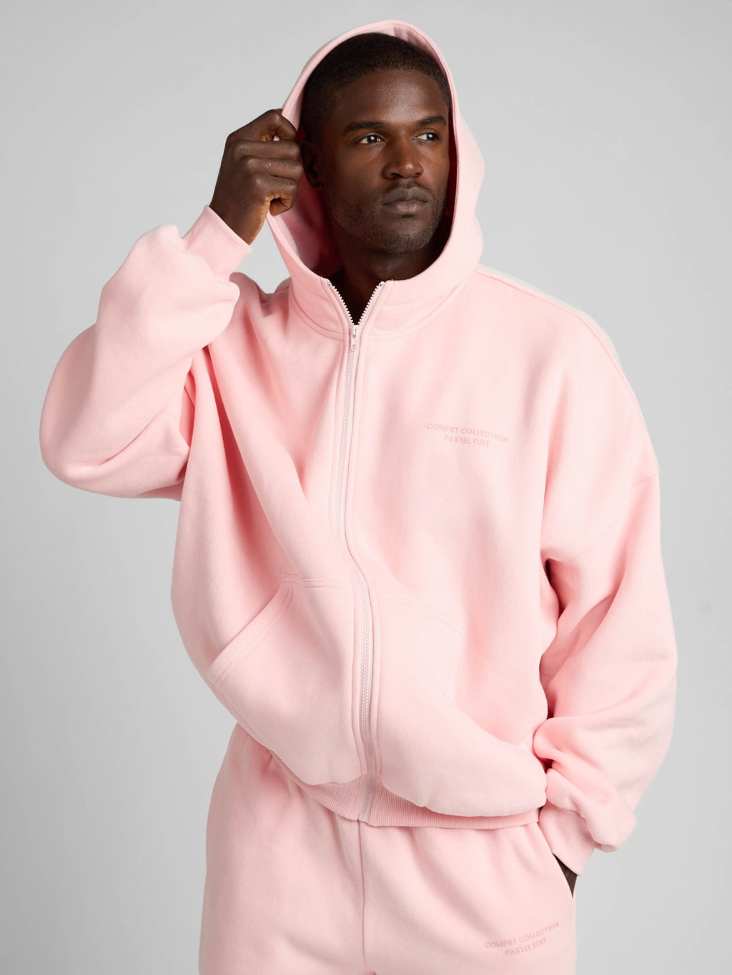 Pastel Zip Hoodie – Mega
