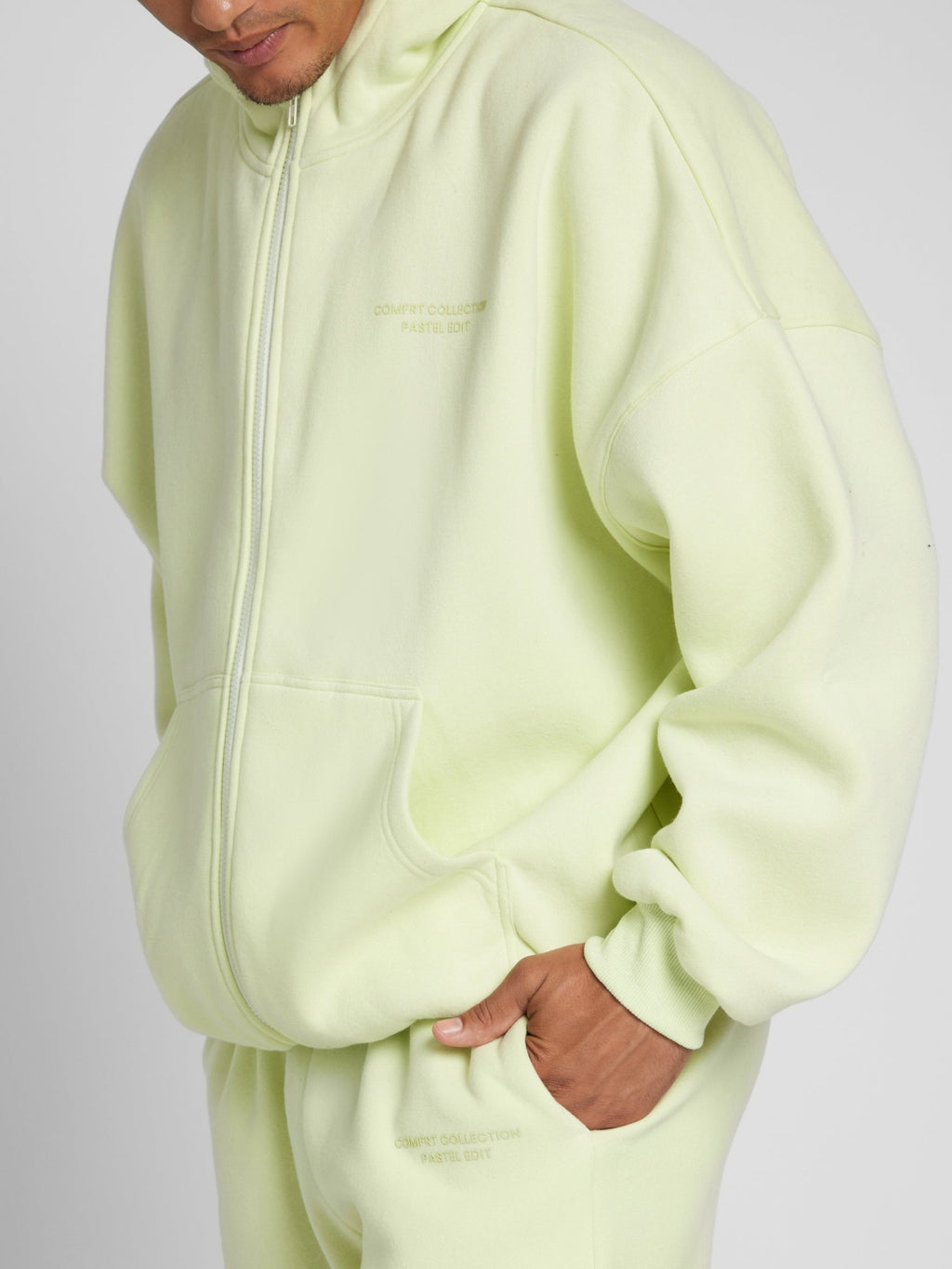 Pastel Zip Hoodie – Mega
