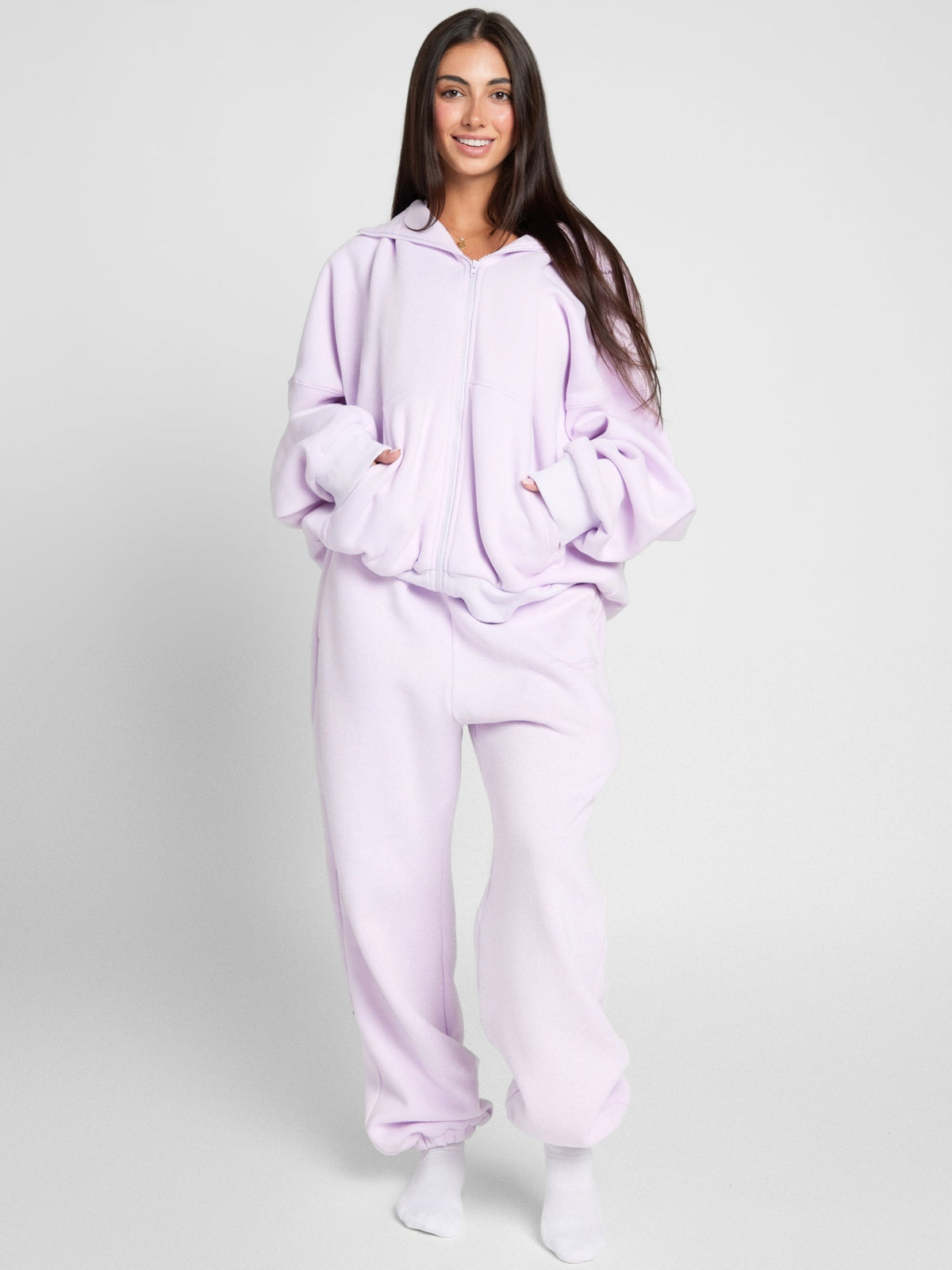 Pastel Zip Hoodie – Mega