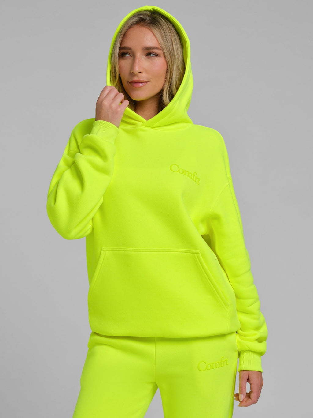 Neon Minimalist Hoodie – Mega