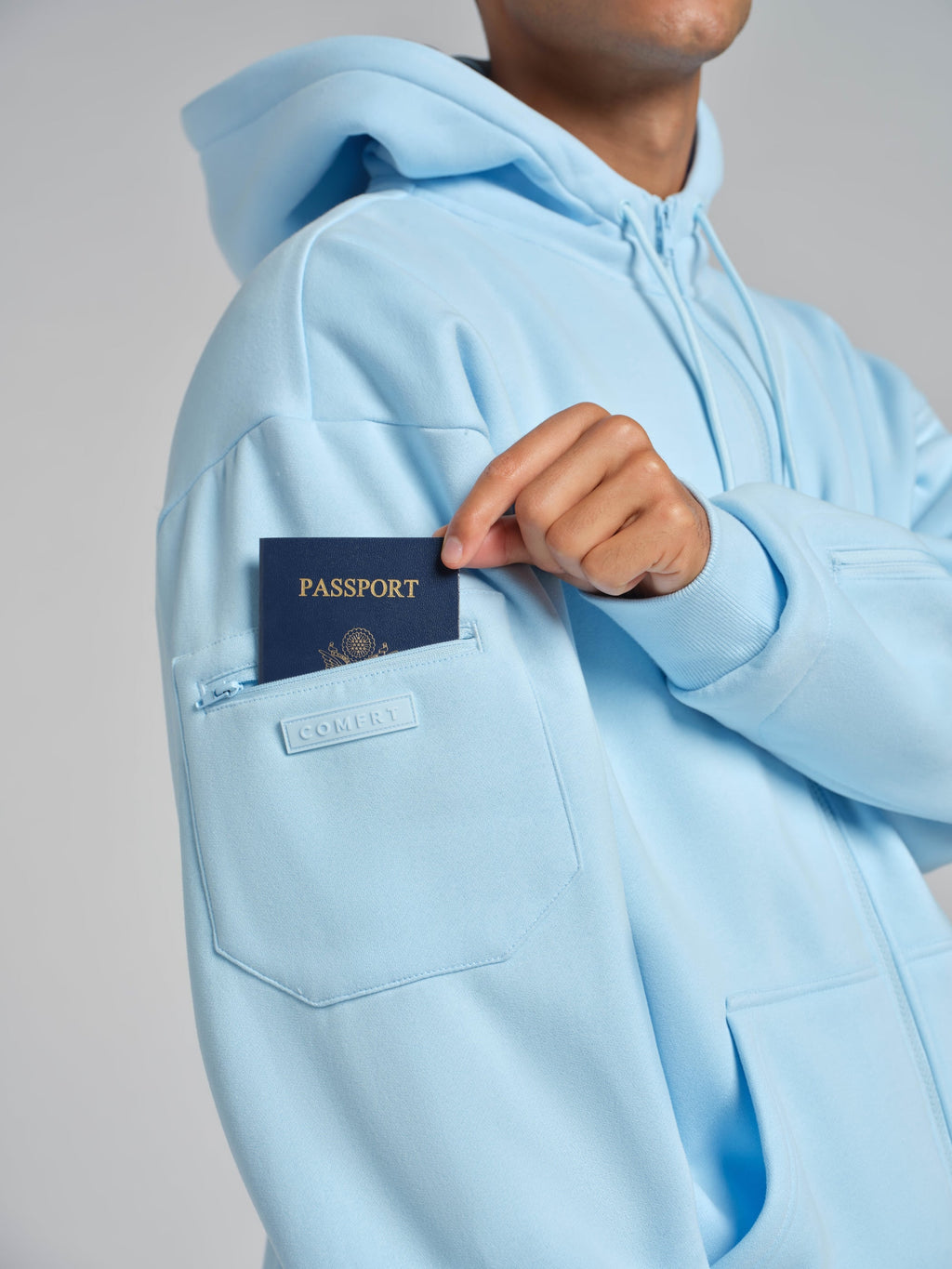 VIP Airplane Mode Travel Zip Hoodie – Mega