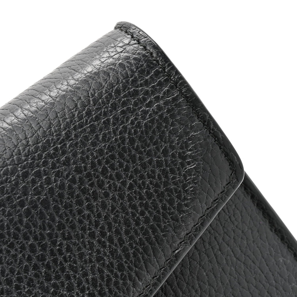 Calfskin Mini Dionysus Chain Wallet Black