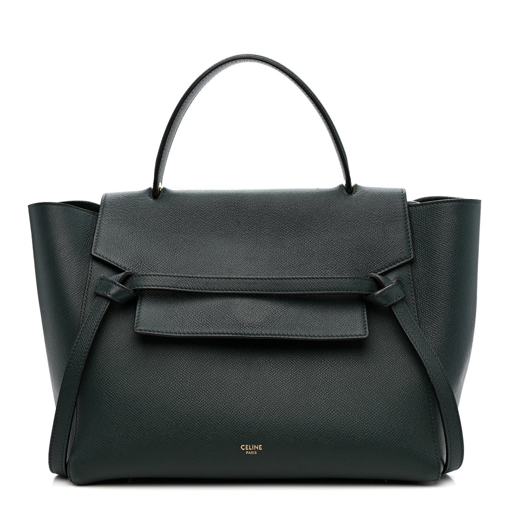 Grained Calfskin Mini Belt Bag Amazone