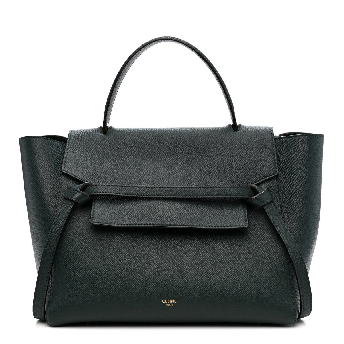 Grained Calfskin Mini Belt Bag Amazone