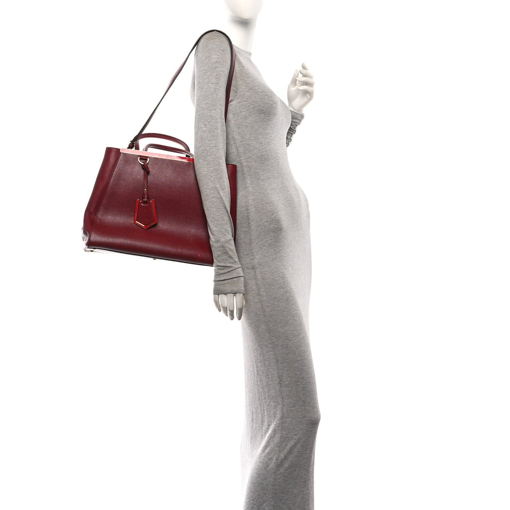 Vitello Elite Regular 2Jours Tote Rosso Scuro Ciliegia