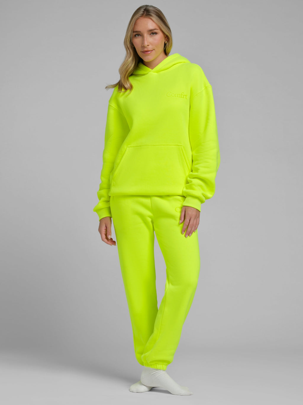 Neon Minimalist Hoodie – Mega
