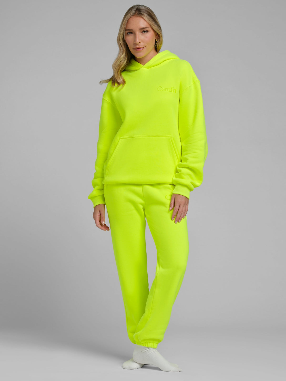 Neon Minimalist Hoodie – Mega