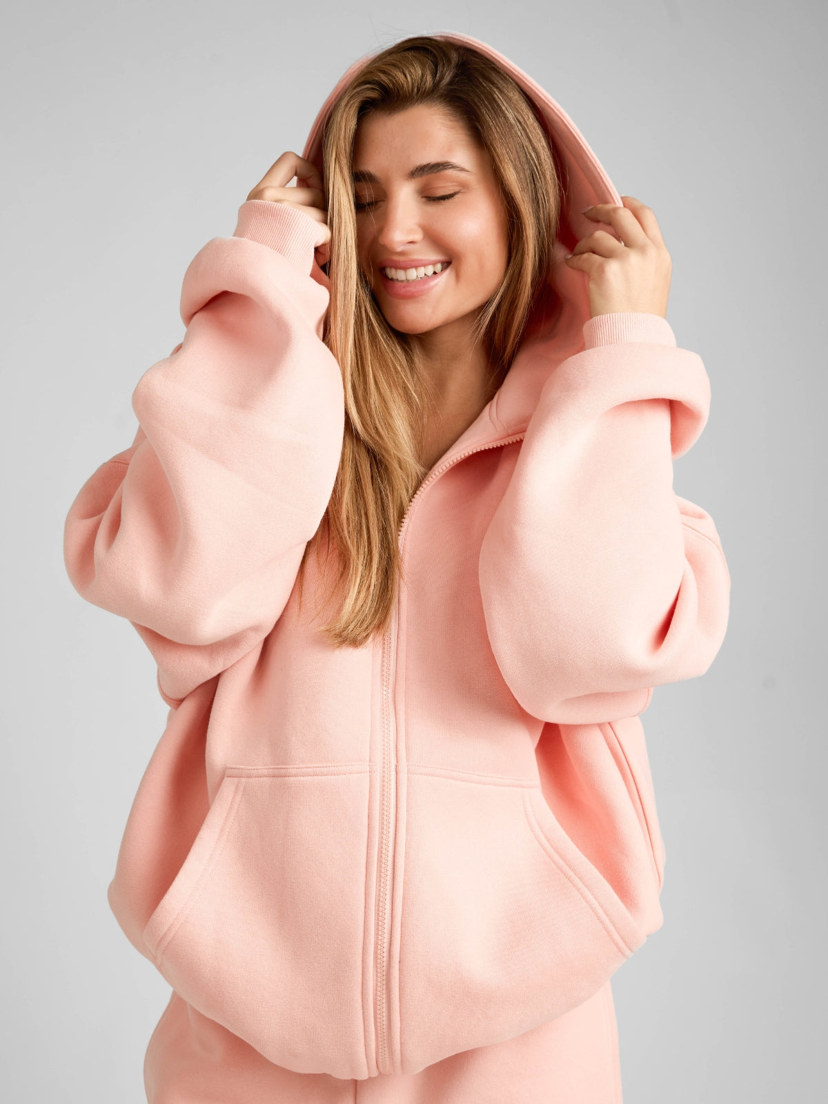 Pastel Zip Hoodie – Mega