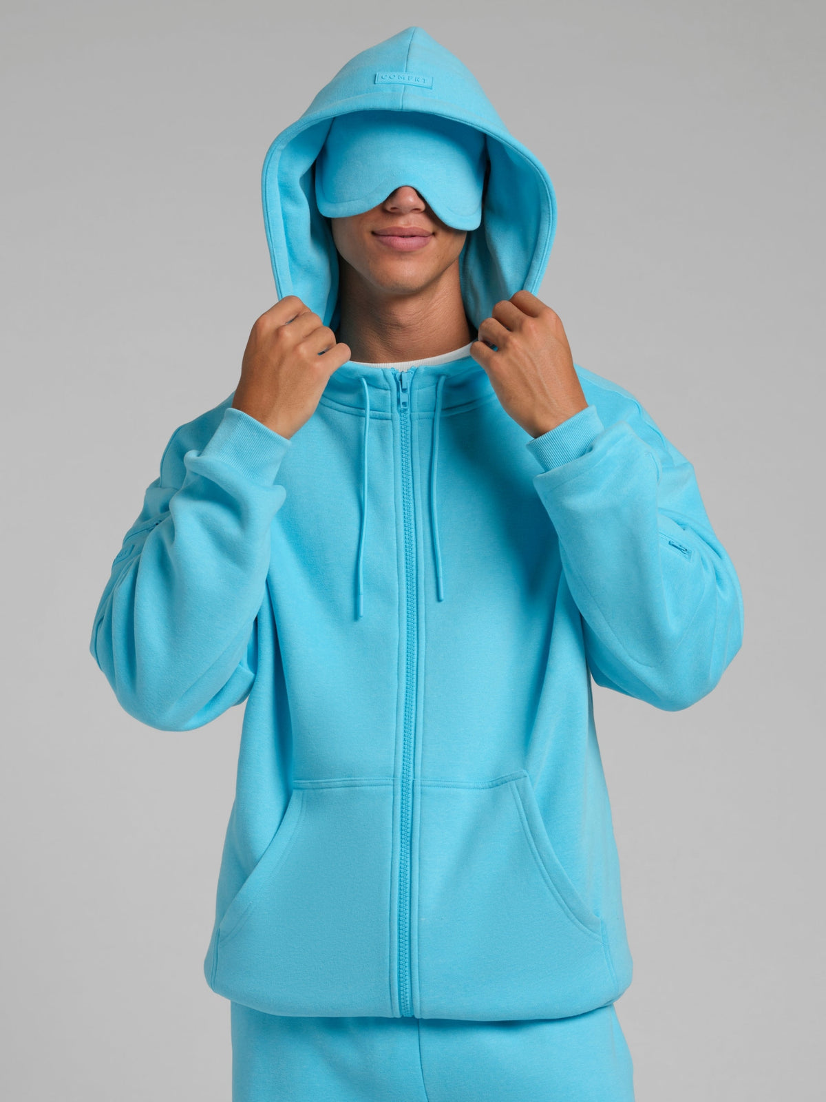 Neon Airplane Mode Zip Hoodie – Mega