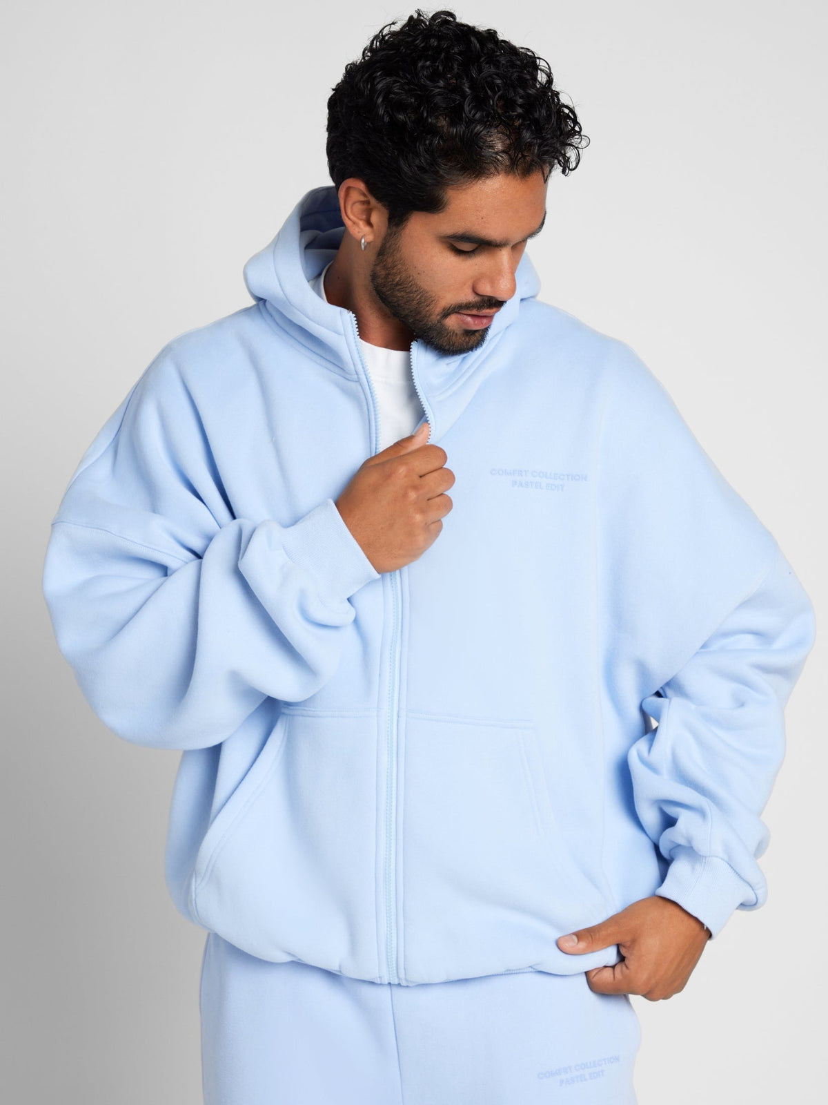 Pastel Zip Hoodie – Mega