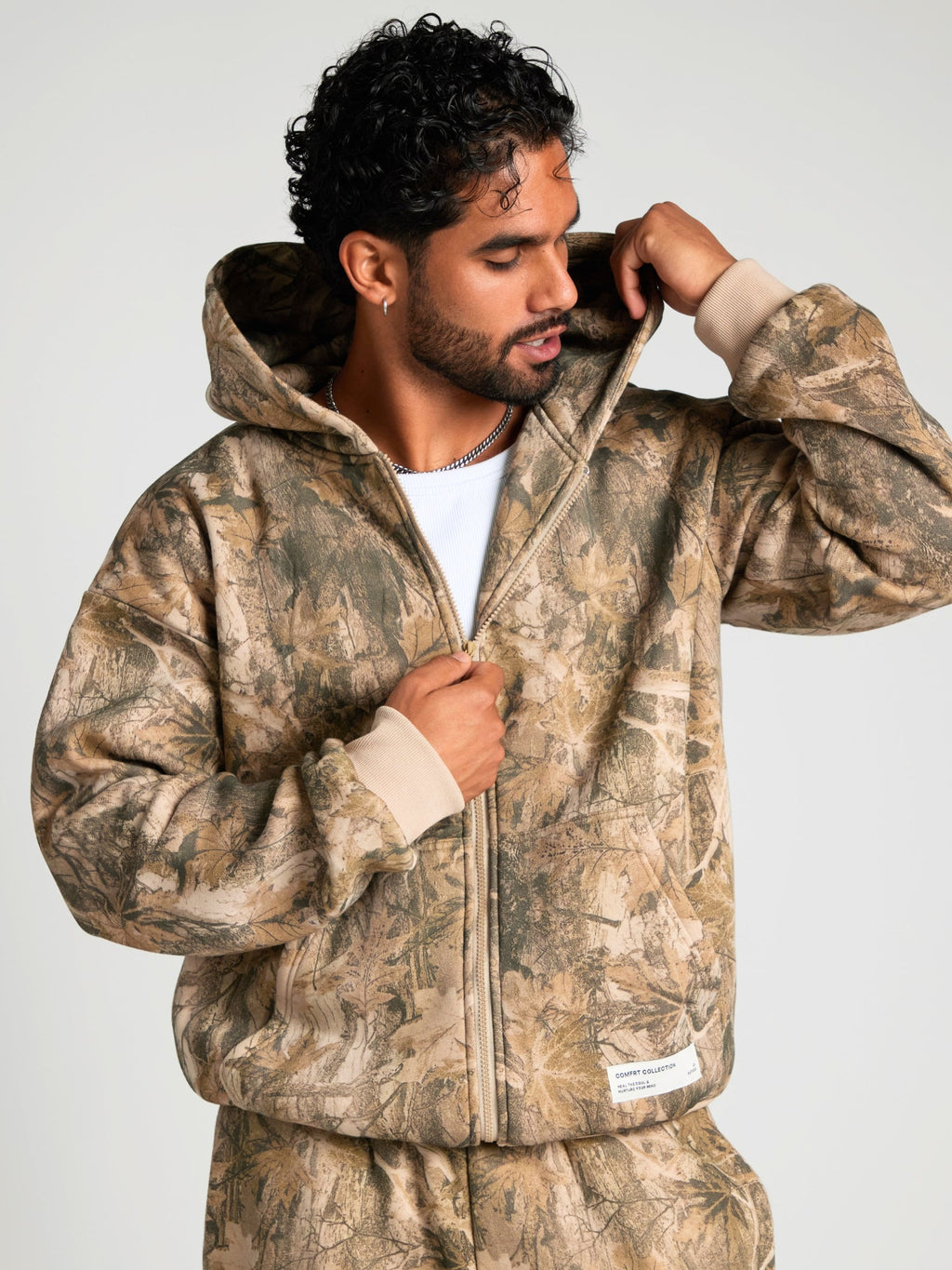 Camo Zip Hoodie – Mega