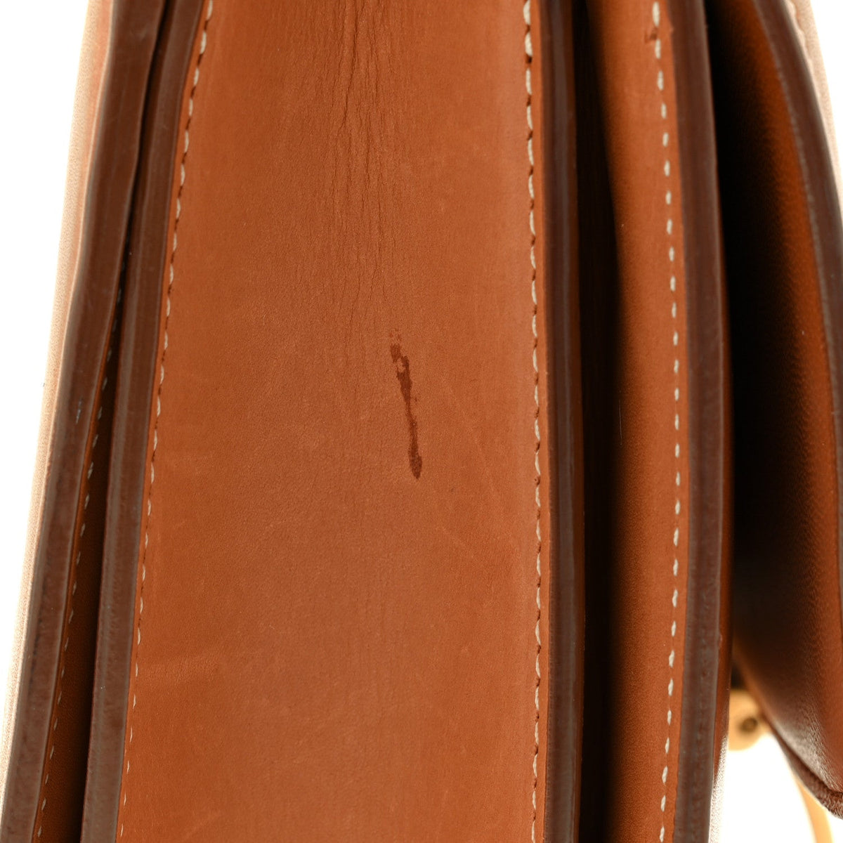 Natural Calfskin Medium Classic Box Flap Bag Tan