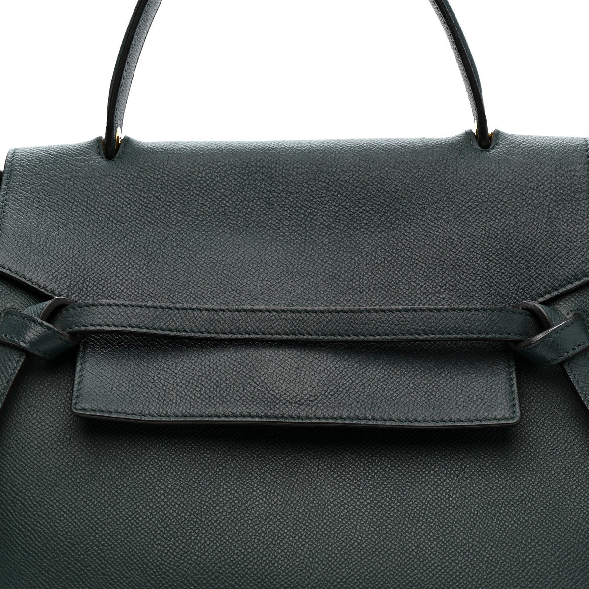 Grained Calfskin Mini Belt Bag Amazone