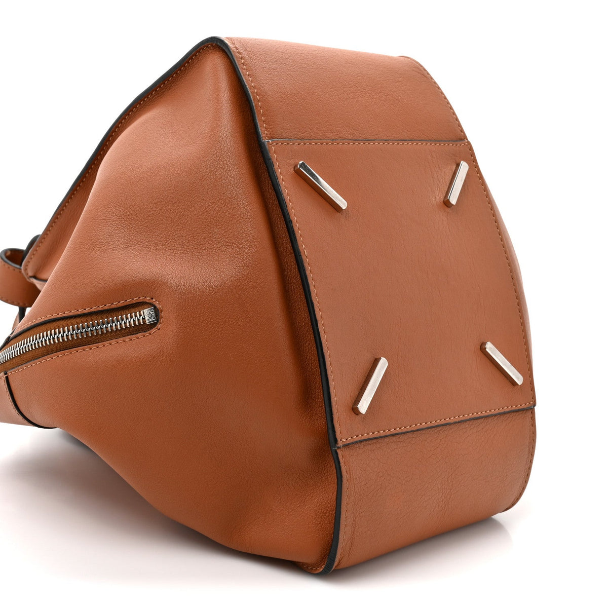 Calfskin Small Hammock Shoulder Bag Tan