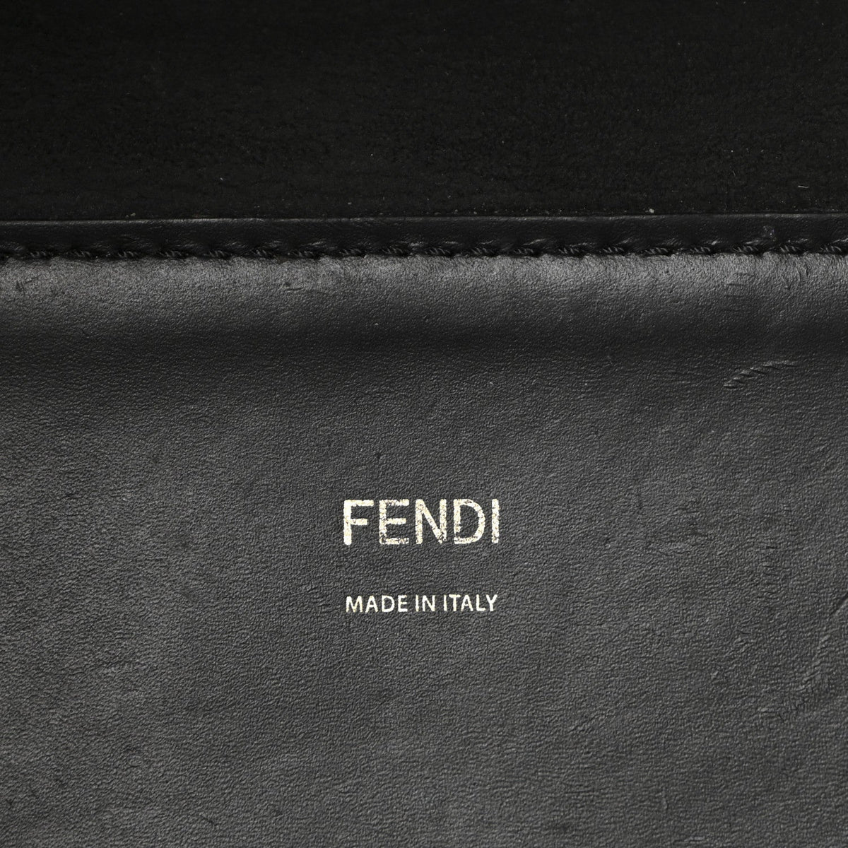 Vitello King Plexiglass Medium Fendi Sunshine Shopper Black