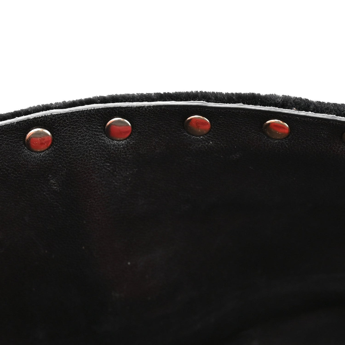 Velvet Small Rockstud Spike Shoulder Bag Black