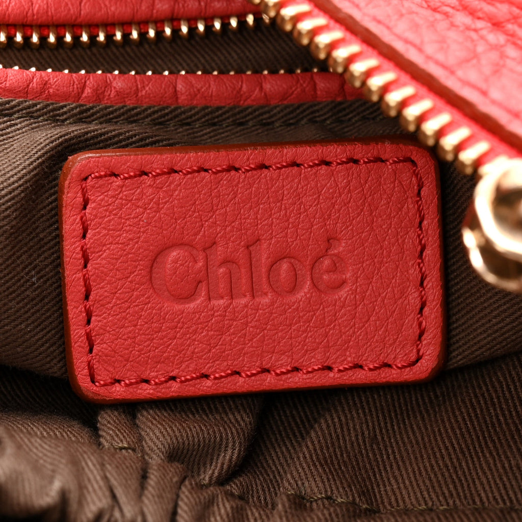 Calfskin Small Marcie Satchel Paradise Pink