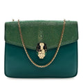 Galuchat Calfskin Serpenti Forever Crossbody Bag Green