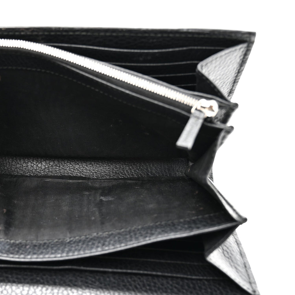 Calfskin Mini Dionysus Chain Wallet Black