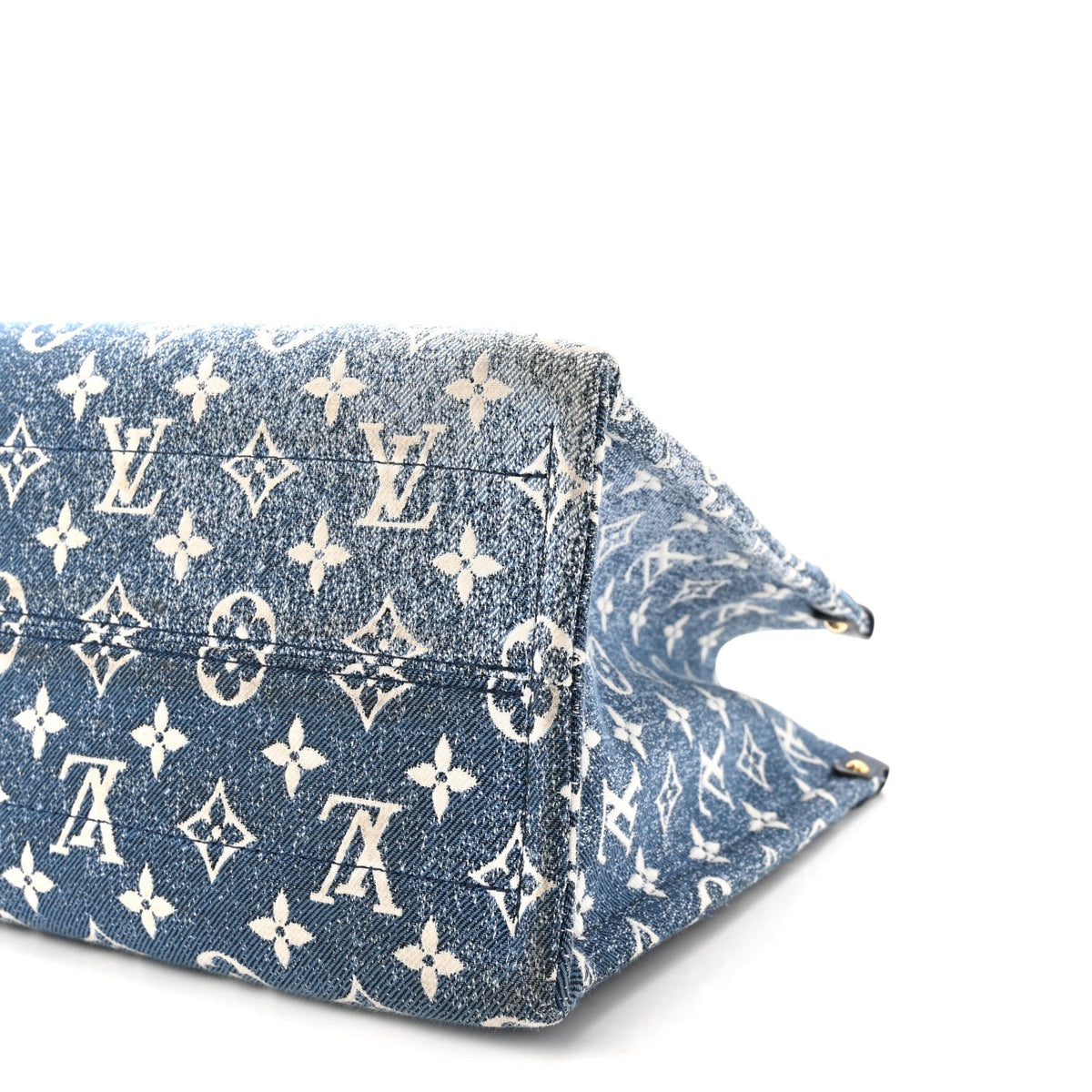 Monogram Jacquard Denim Onthego MM Bleu