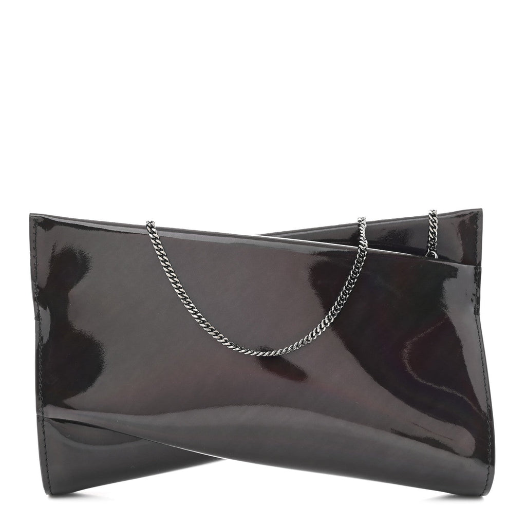 Patent Psychic Loubitwist Clutch Black