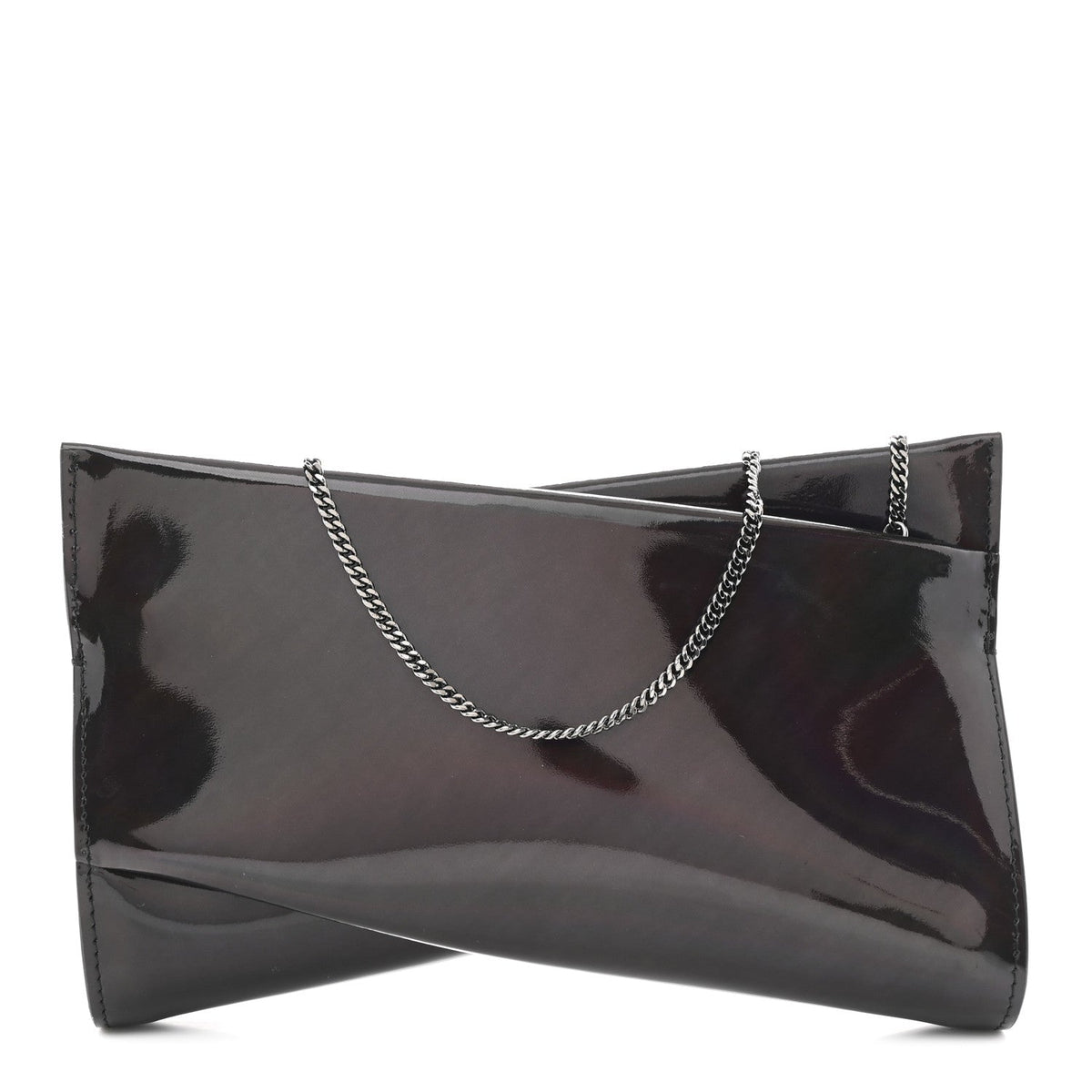 Patent Psychic Loubitwist Clutch Black