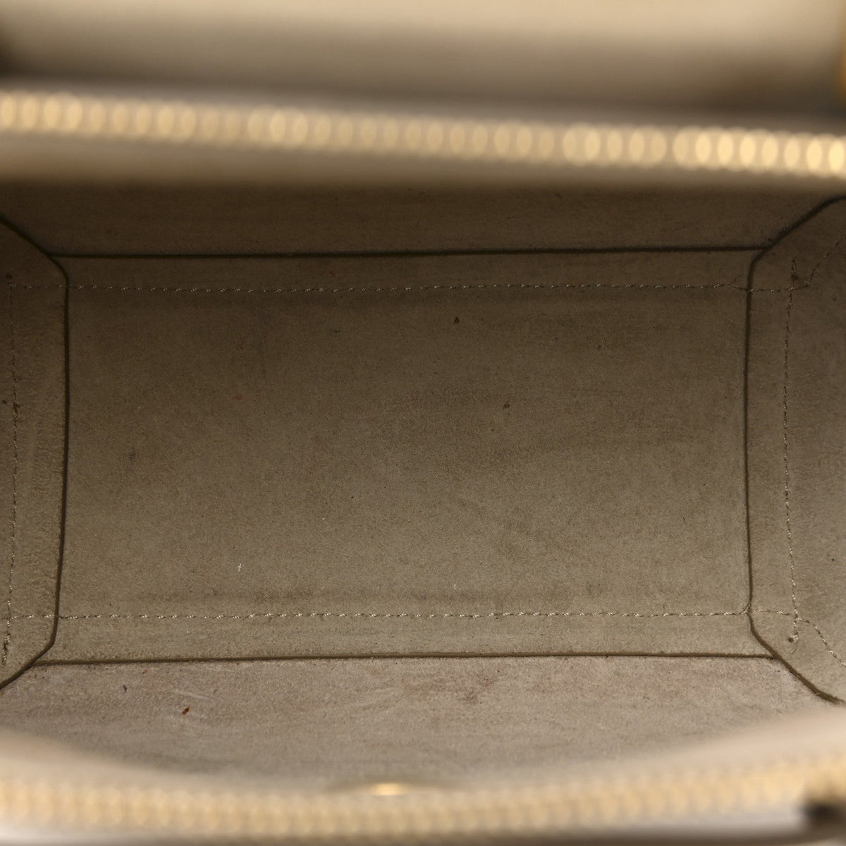 Grained Calfskin Nano Belt Bag Light Taupe