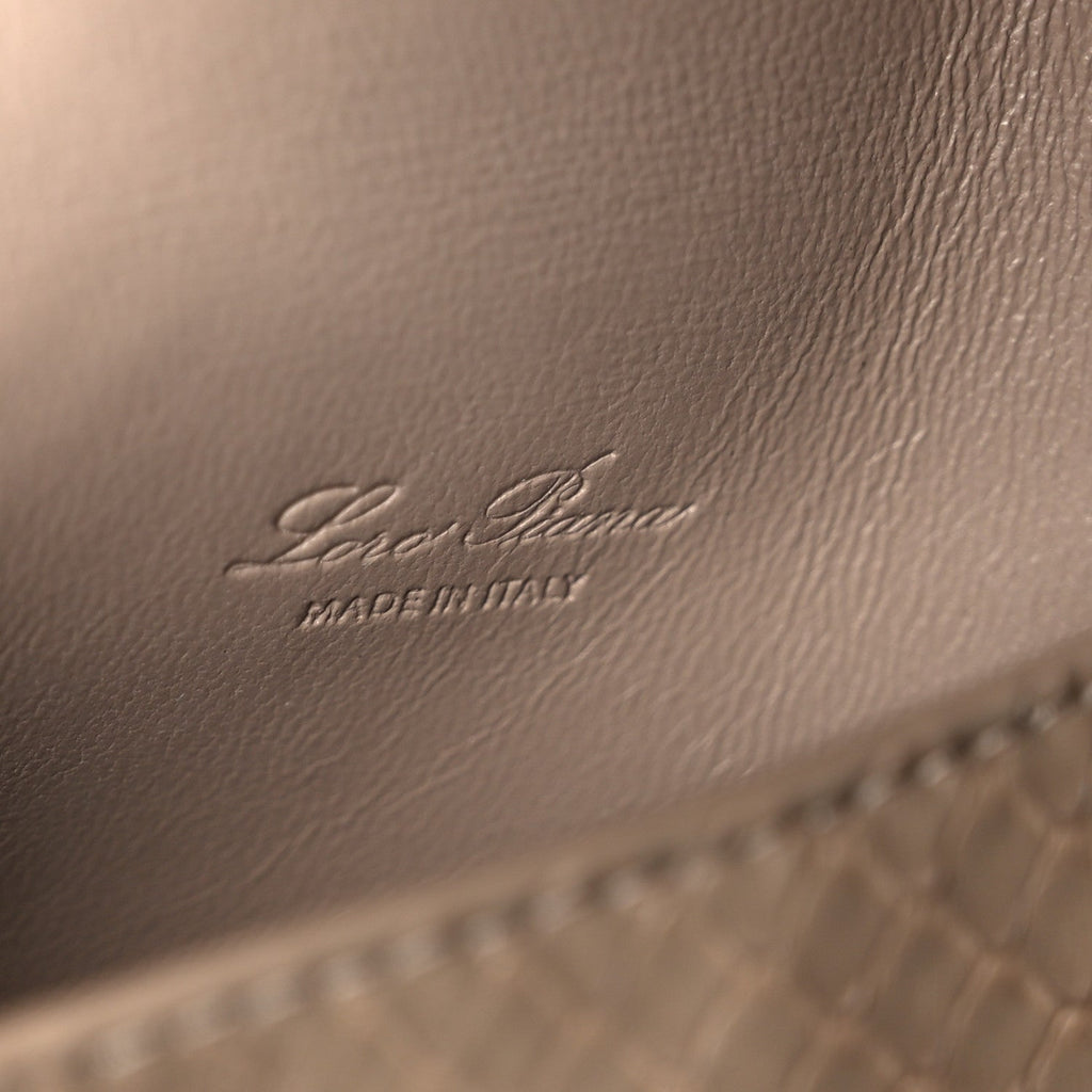 Matte Snakeskin Extra Pocket L27 Grey