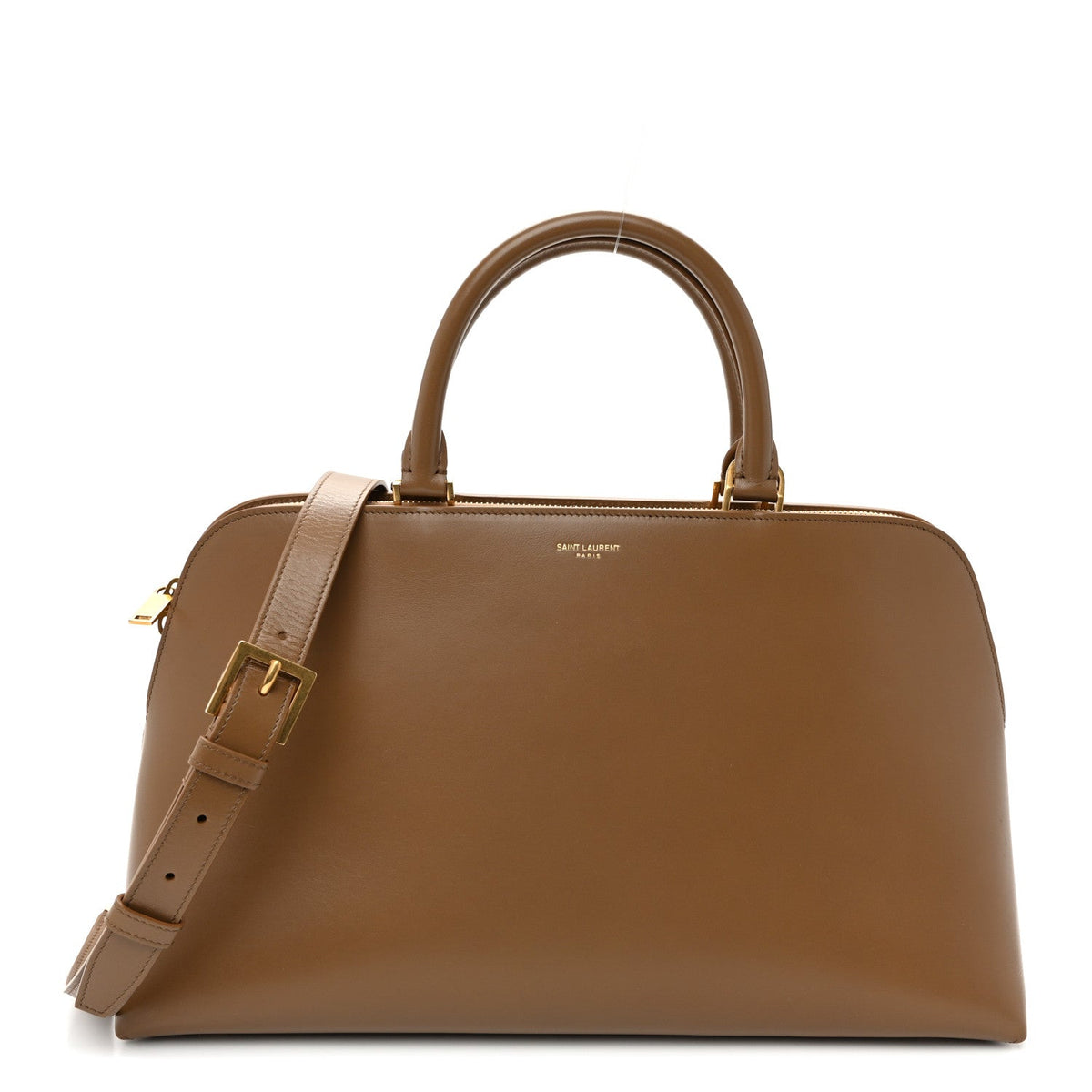 Calfskin Sac De Jour Duffle Top Handle Dark Cork