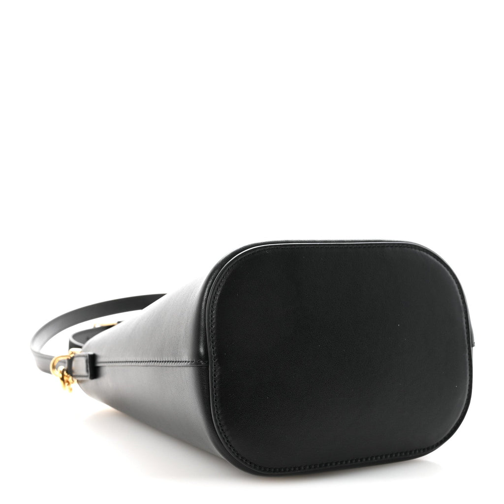 Smooth Calfskin Triomphe Small Louise Bag Black
