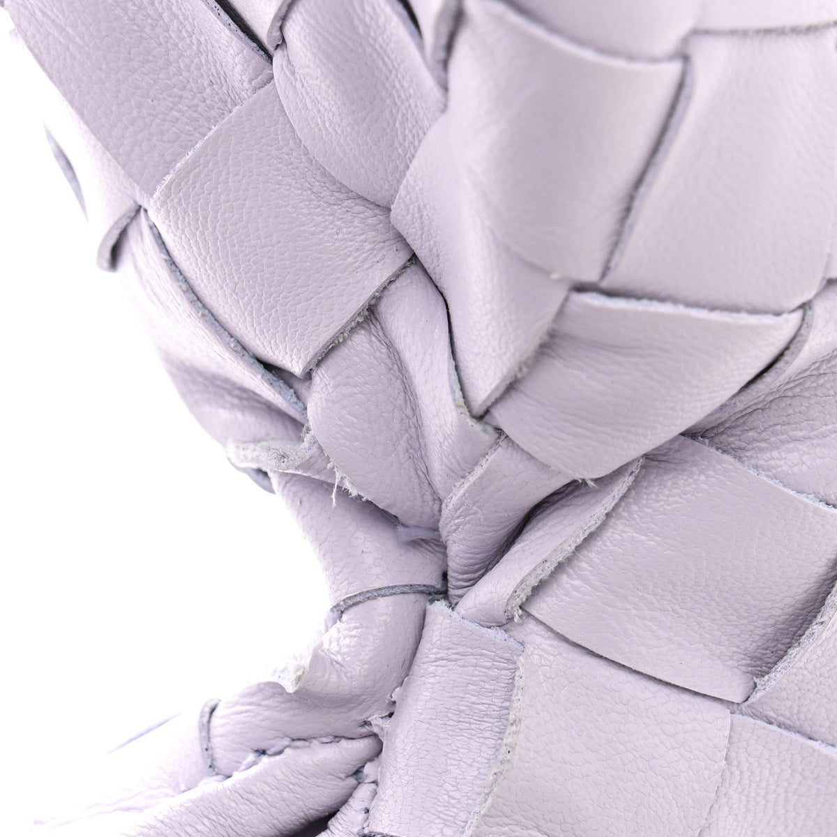 Calfskin Intrecciato Small Hop Oyster Lilac