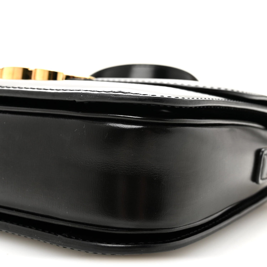 Shiny Calfskin Medium Triomphe Black