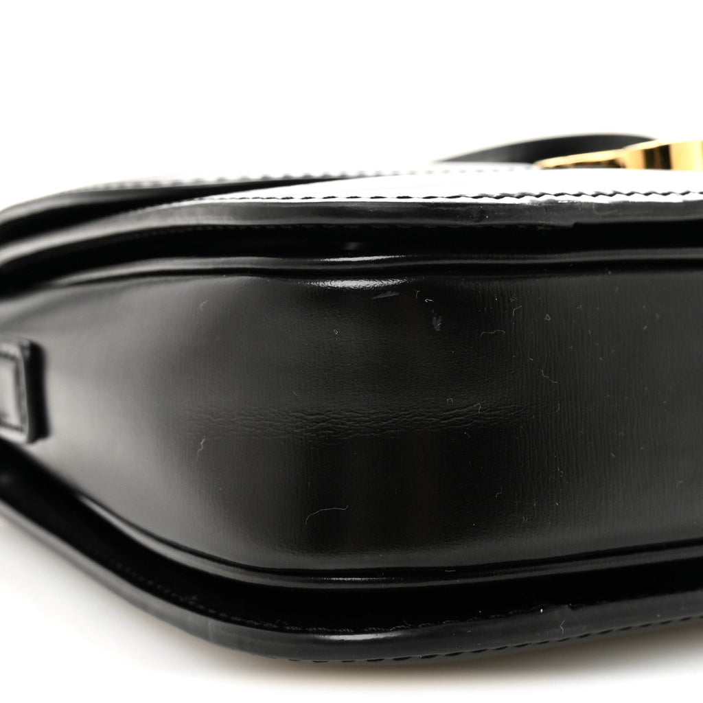 Shiny Calfskin Medium Triomphe Black