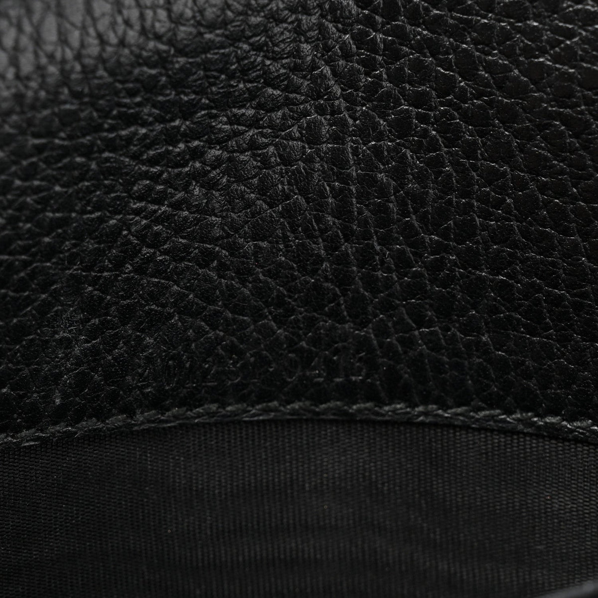 Calfskin Mini Dionysus Chain Wallet Black