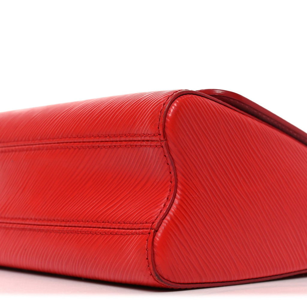 Epi Twist Shoulder Bag MM Coquelicot