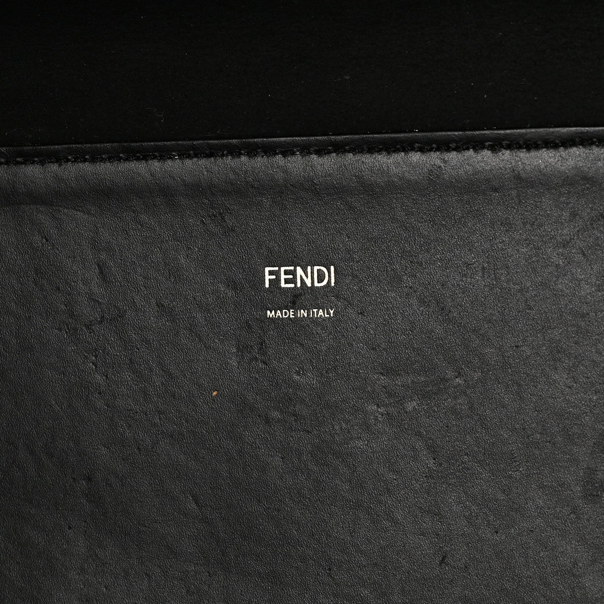 Vitello King Plexiglass Medium Fendi Sunshine Shopper Tote Black
