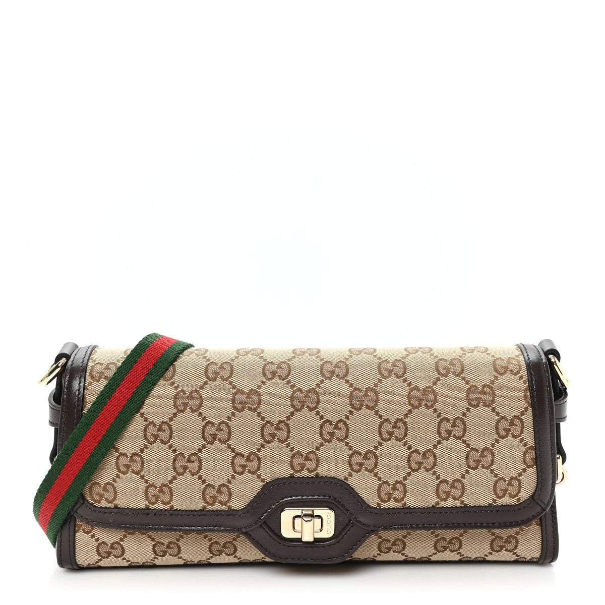 GG Monogram Small Luce Shoulder Bag Beige Ebony