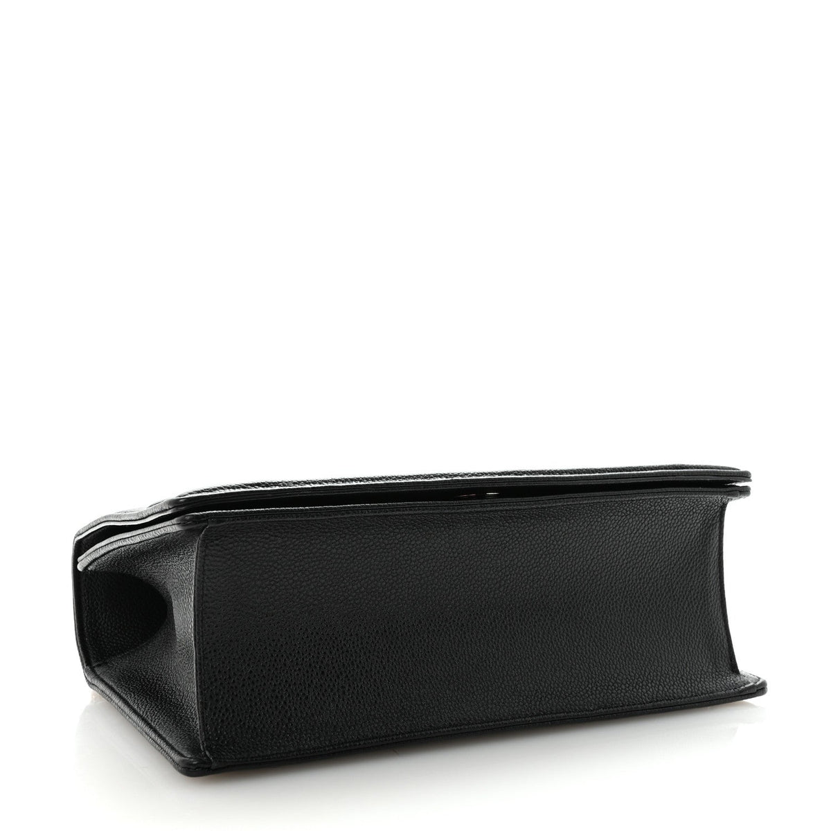Grained Calfskin Medium Diorama Flap Bag Black