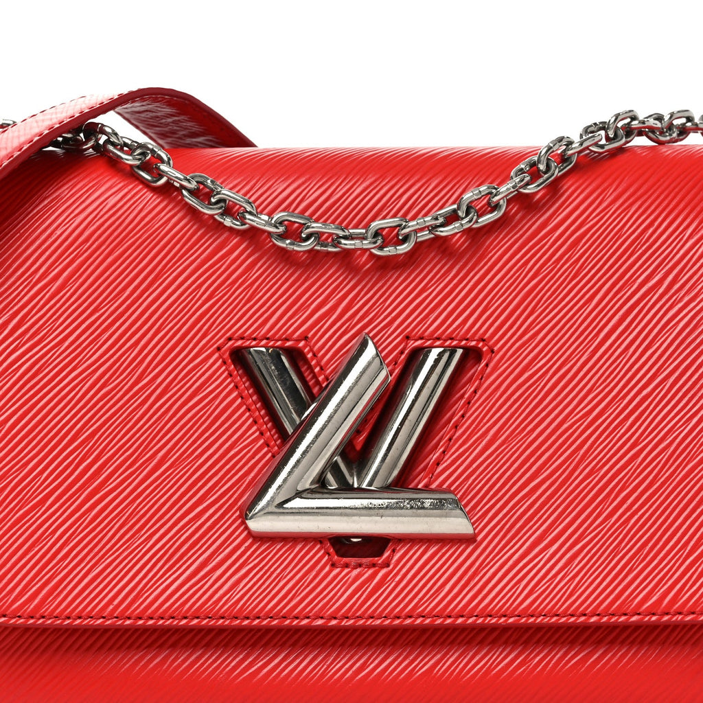 Epi Twist Shoulder Bag MM Coquelicot