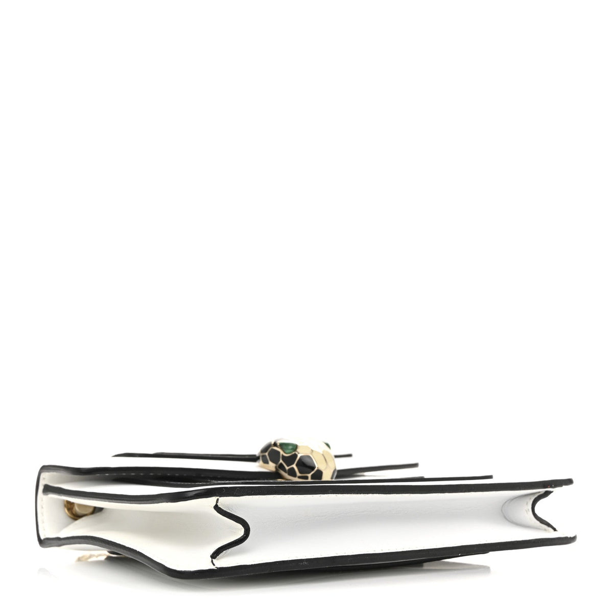 Calfskin Small Serpenti Forever Crossbody Bag White Agate