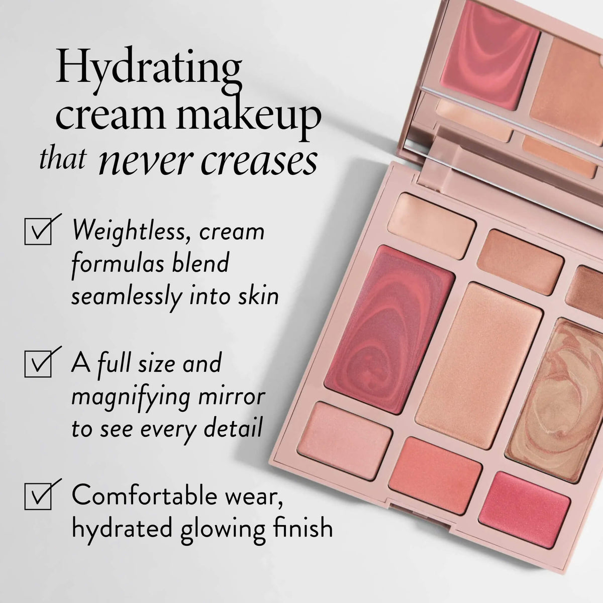 Hydrating Cream Color + Glow Palette Starter Kit (3PC)