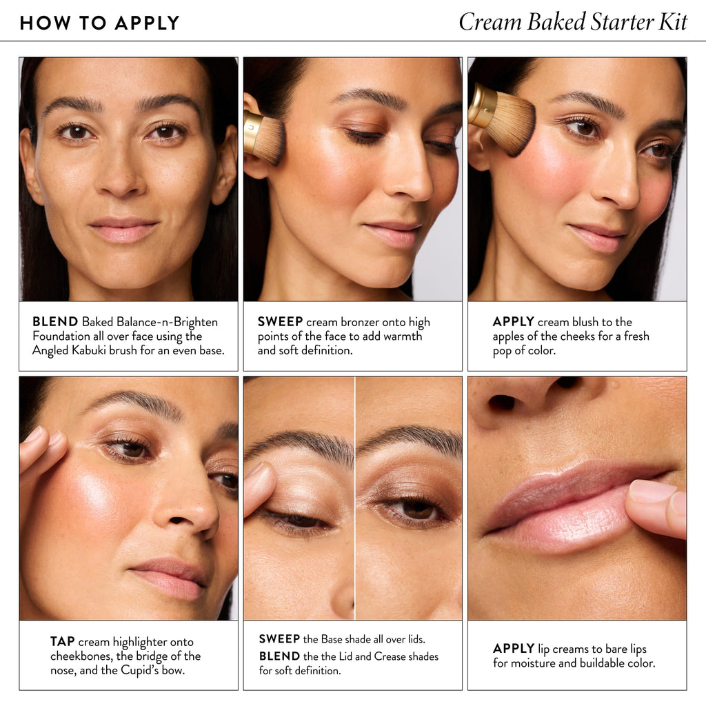 Hydrating Cream Color + Glow Palette Starter Kit (4PC)