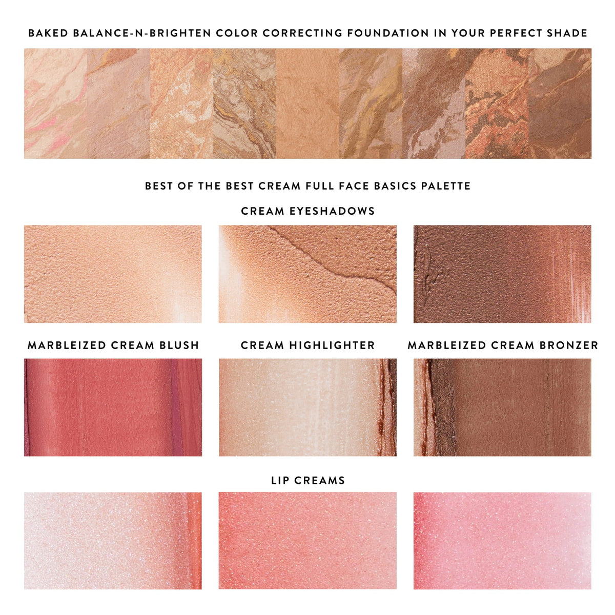 Hydrating Cream Color + Glow Palette Starter Kit (4PC)